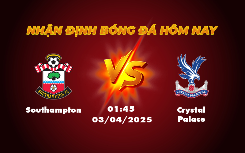 southampton crystal palace 03 04 ngoai hang anh