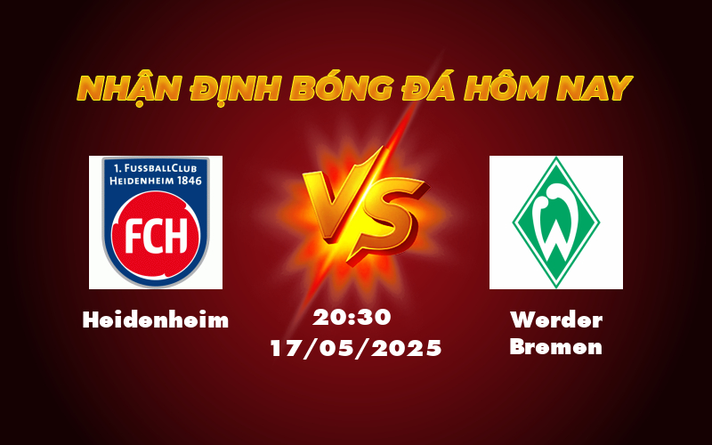 heidenheim werder bremen 17 05 bundesliga
